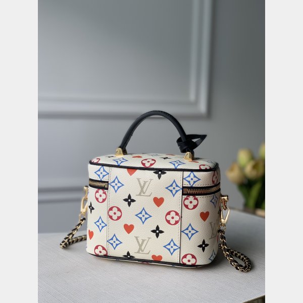 Wholesale Louis Vuitton M57458 Game On Vanity PM Autres Toiles Monogram in White