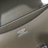 Hermes Constance Bag 18cm Epsom Leather Dark grey Designer