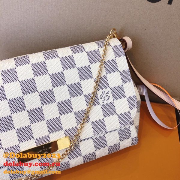 High Quality Louis Vuitton Damier Azur Canvas Favorite PM N41277 Designer