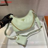 Top Quality Prada Handbags Cheap Highest Quality For Leather Hobo Re-Edition You