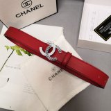 Top Quality Wholesale CC Double C Belt Red Width 3.0cm 1135