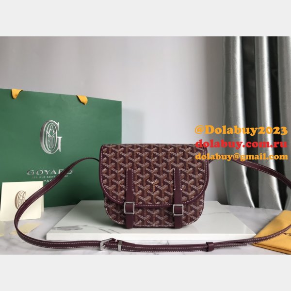 Copy Goyard Chevron Belvedere Duplicate Messenger GY020098 Best Bag