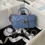 Top Quality UKs Shiny Box Tote 1:1 Mirror AS4469 Bag