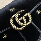 Affordable 446744 Black Marmont Top-Quality 7 Star Gucci Bags