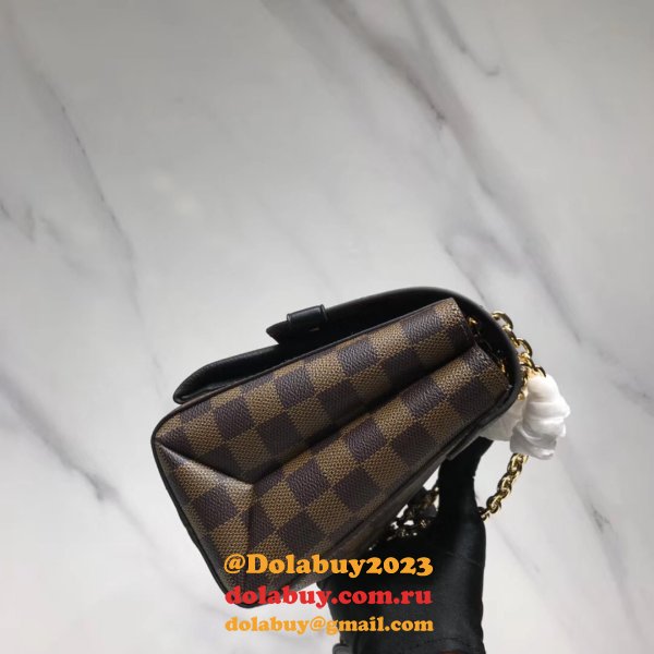 Louis Vuitton Designer Vavin PM Damier Ebene N40113 Browns