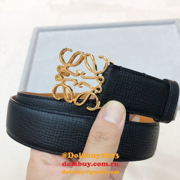 Designer Loewe Regular Perfect 3.2CM Width Fashion Belts