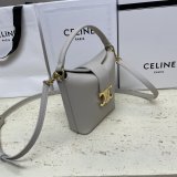 Duplicate Celine 10K943 Bucket Triomphe Smooth Designer Bag