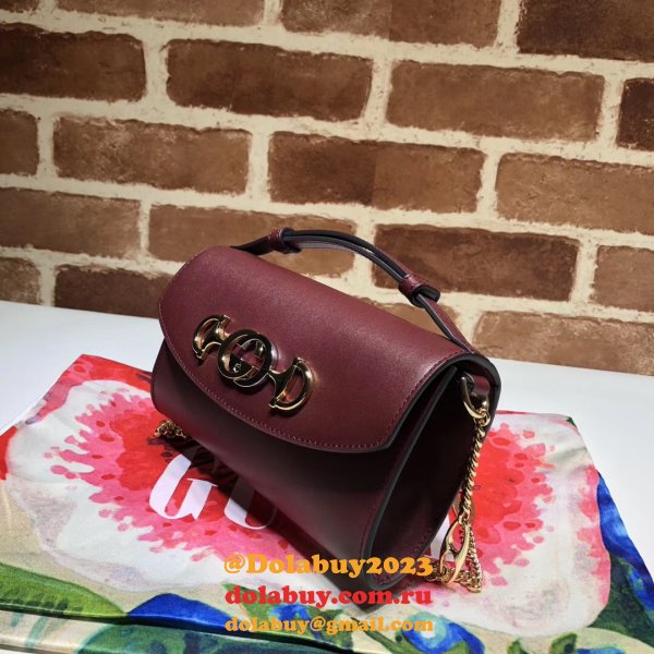 7 Star Gucci 564718 Strawberry Print Leather Zumi Mini Top Quality Bag