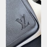 Louis Vuitton 1:1 Fake Designer M30850 District Taiga Leather Men Bags