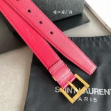 7 Star Best SAINT LAURENT 1:1 MirrorS BELT FOR SALE 20MM/30MM