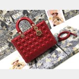 High Quality bag Duplicate dior lady lambskin 32CM HANDBAG