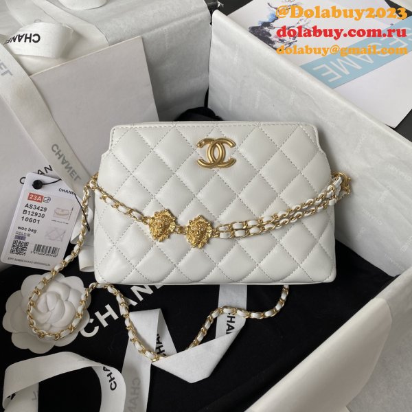 AAA+ Crossbody Formal Quilted Chain Knot AP3429 Bag