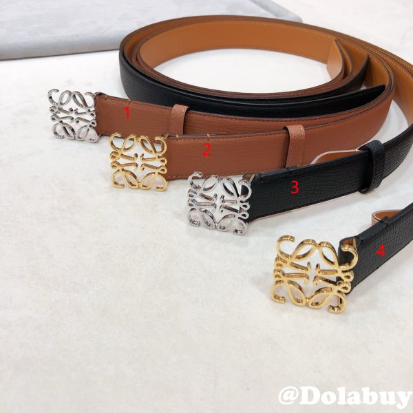 Designer Loewe Regular Perfect 3.2CM Width Fashion Belts