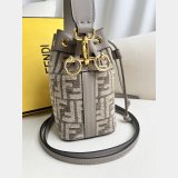 Knockoff Wholesale Fendi Mon Tresor FF small BUCKET BAG