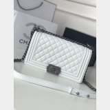 Perfect CC Le Boy Flap Bag caviar leather 25CM