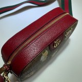 Red Guuci Fashion 574886 GG Black shoulder bag