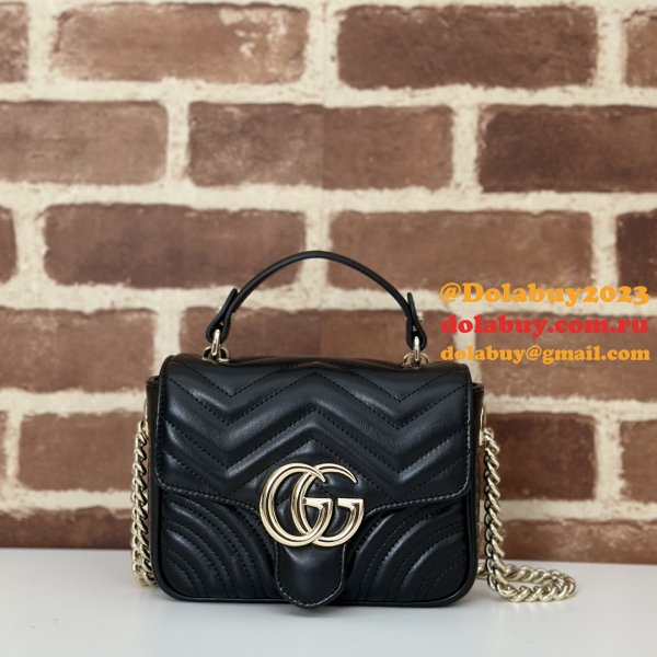 Cheap GG Marmont Gucci 811238 Top Handle Knockoff Bag