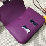 Hermes Constance Bag 18cm Epsom Leather Purple Wholesale