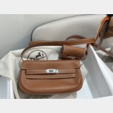 Designer hermes kelly moove 17cm swift leather Inspired bag