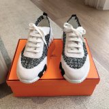 Top Quality HERMES MEN BOUNCING weave SNEAKER