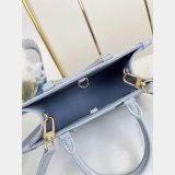 OnTheGo PM Monogram Empreinte Leather M46840 Blue Louis Vuitton Designer Bag