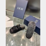 High Quality dior Fringed Cotton Canvas Dioract Slide Fake