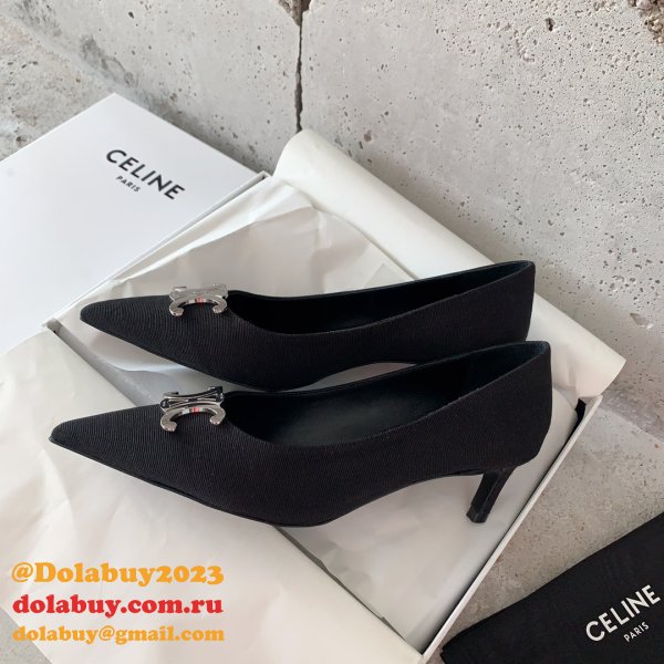 High Quality 1:1 Mirror Celine high heel shoes