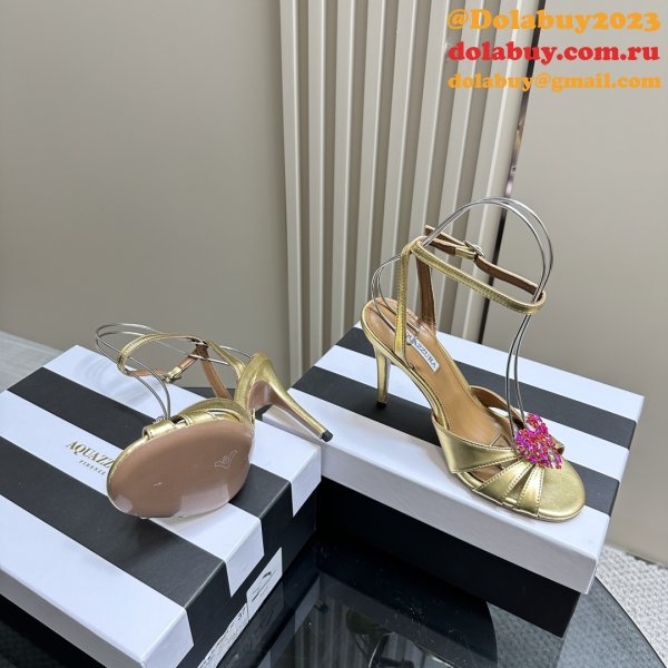 Wholesale Top Quality Aquazzura Heels 8.5cm Sandals Perfect Shoes