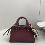 Best balenciaga cuag plain weave wine red