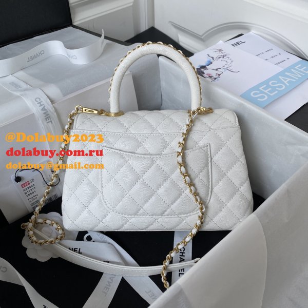 Wholesale Matelasse Top Handle A92990 Cheap Bag Caviar 23cm