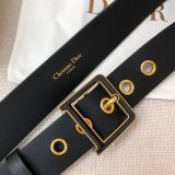 Christian Dior Perfect Belts 3.5CM & 5.0CM Black Shop Online Now