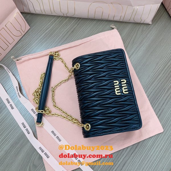 Copy High Quality 5BP065 Cheap Miu Miu Matelasse Bags