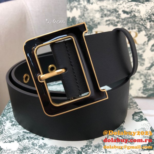 Christian Dior Perfect Belts 3.5CM & 5.0CM Black Shop Online Now