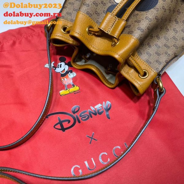 High Quality bag Disney x Gucci small bucket Luxury 602691 bag