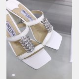 Top Designer Flat Sandals Jimmy Choo Heel 7 cm High Designer Shoes