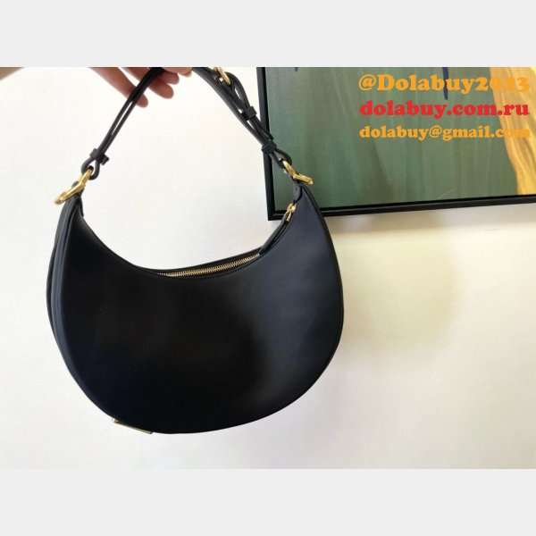 UK Fendi Fendigraphy leather shoulder hobo bag