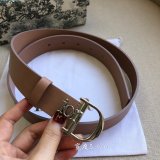 High Quality Christian Dior AAA Belts red/black/brown 30mm 1:1 Mirror