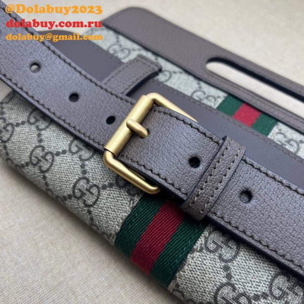 Gucci Top Quality Ophidia Ebony GG Supreme Belt 704196 Bag Store