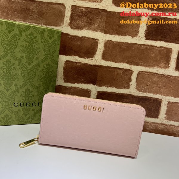 Zip Around Wallet 1:1 Mirror Gucci Script 772642 Duplicate Bag