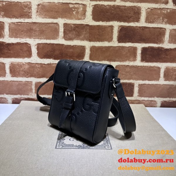 Jumbo GG 1:1 Mirror Messenger 760235 Gucci 7 Star Bag