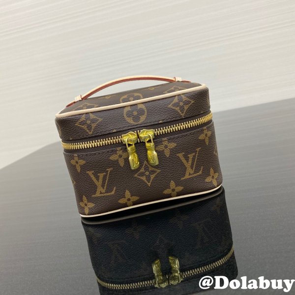 Louis Vuitton Nice Nano Monogram M44936 Brown Fashion