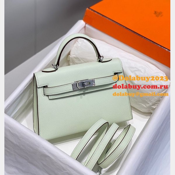 Hermes Outlet Epsom Kelly 19/25/28CM 1:1 Designer Bag