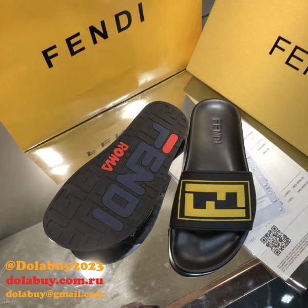 Designer Fendi casual Slippers