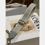 Luxury Loewe Anagram double-sided embroidered shoulder strap