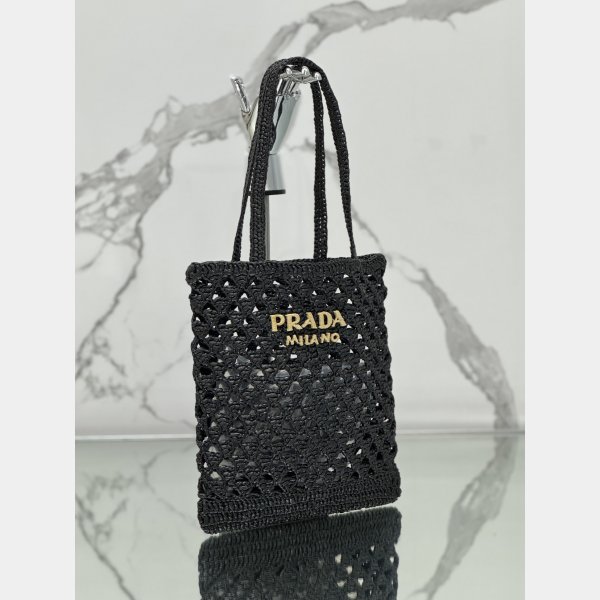 Best Prada straw shopping bag 1BG493