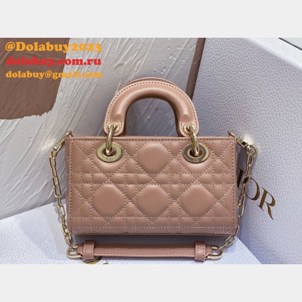 Designer Cheap Dior D-joy 16CM Pink Bags For Sale