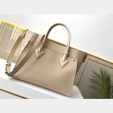 Louis Vuitton Knockoff M55802 On My Side High End Leathers in Greige Beige