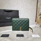 Duplicates Saint Laurent Becky Large chain bag in quilted lambskin