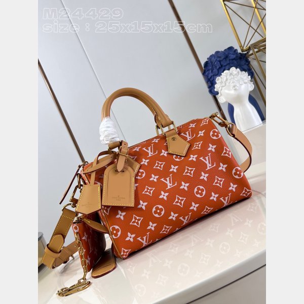 Keepall Bandoulière 50 M24429 Orange Knockoff Louis Vuitton Copy Bag