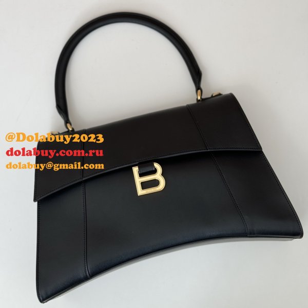 Balenciaga AAA+ Box In Black 812214 Hourglass Handbag